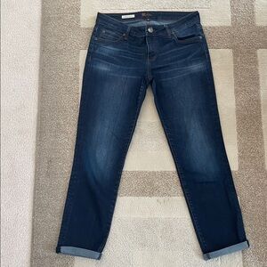 Kut from the Kloth Dark Blue Catherine Boyfriend Jeans